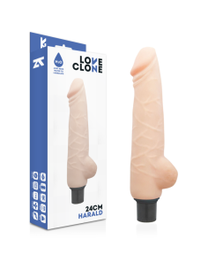 LOVECLONE - HARALD VIBRADOR REALÍSTICO SELF LUBRICATION 24 CM -O- 4 CM