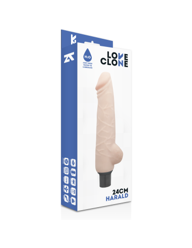 LOVECLONE - HARALD VIBRADOR REALÍSTICO SELF LUBRICATION 24 CM -O- 4 CM