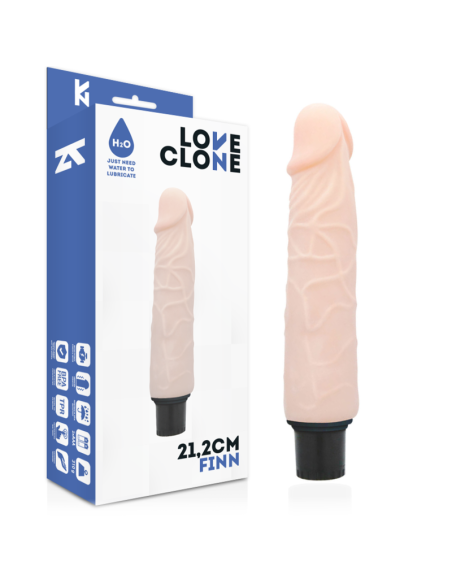 LOVECLONE - FINN VIBRADOR REALÍSTICO SELF LUBRICATION 21.2 CM -O- 3.8 CM