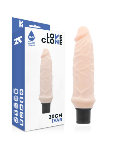 LOVECLONE - IVAR VIBRADOR REALÍSTICO SELF LUBRICATION 20 CM -O- 3.7 CM