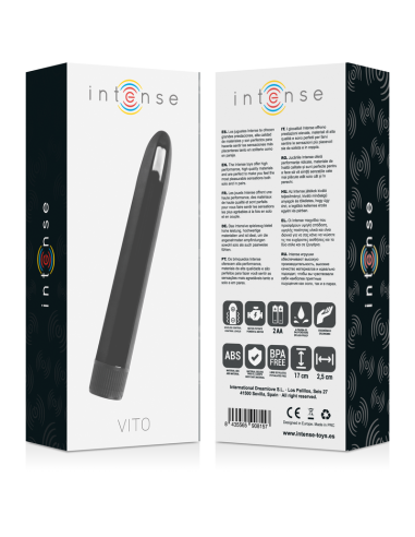 INTENSE - VITO VIBRADOR NEGRO
