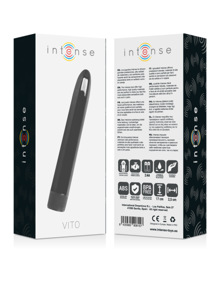 INTENSE - VITO VIBRADOR NEGRO