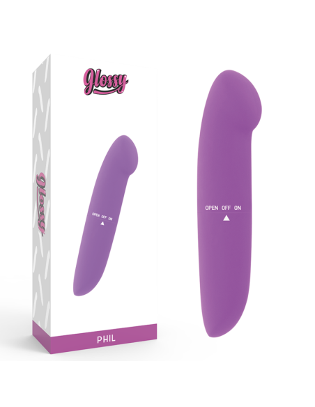 GLOSSY - PHIL VIBRATOR LILA