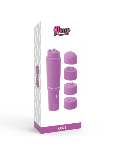 GLOSSY - POCKET KURT MASAJEADOR LILA