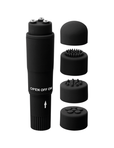 GLOSSY - POCKET KURT MASAJEADOR NEGRO