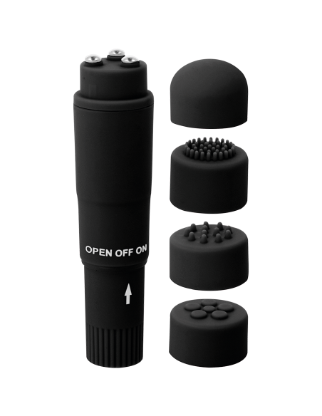 GLOSSY - POCKET KURT MASAJEADOR NEGRO