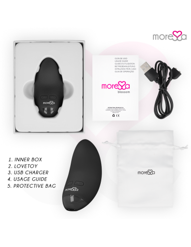 MORESSA - BLOSSOM MASAJEADOR PERSONAL NEGRO