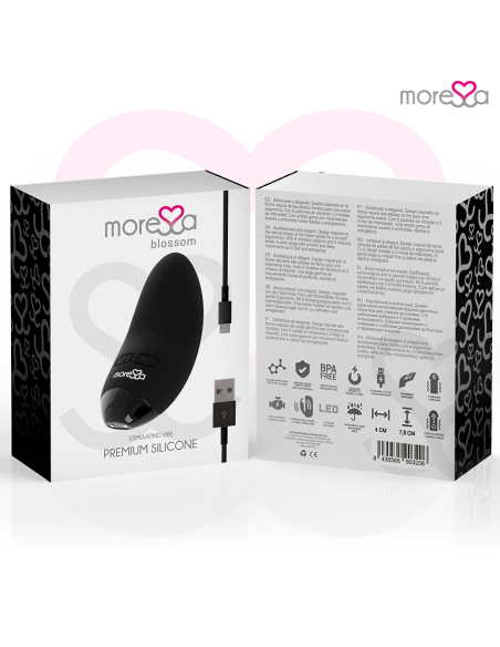 MORESSA - BLOSSOM MASAJEADOR PERSONAL NEGRO