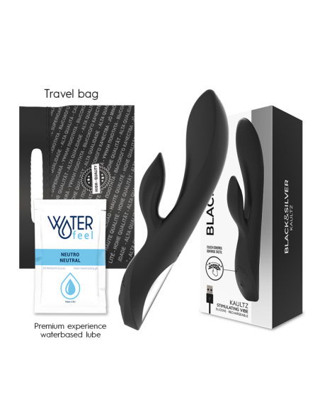 BLACKandSILVER - KAULTZ VIBRADOR CONTROL TOUCH