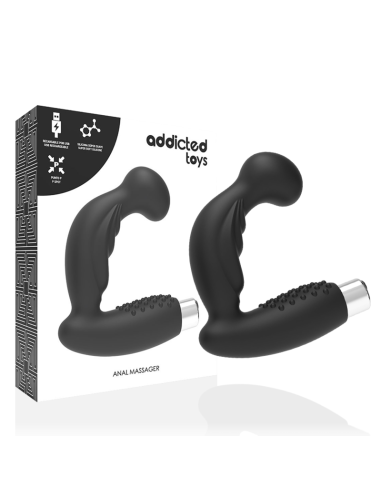 ADDICTED TOYS - VIBRADOR PROSTÁTICO RECARGABLE MODEL 3 - NEGRO