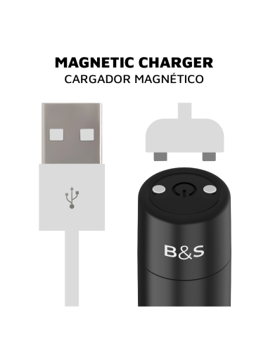 BLACKandSILVER - BALA MAGNETICA VIBRADORA KERNEX 2 NEGRO