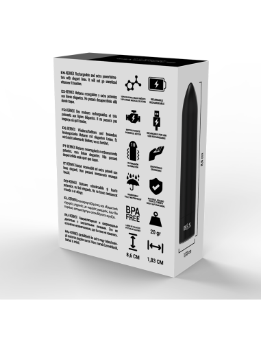 BLACKandSILVER - BALA MAGNETICA VIBRADORA KERNEX 2 NEGRO