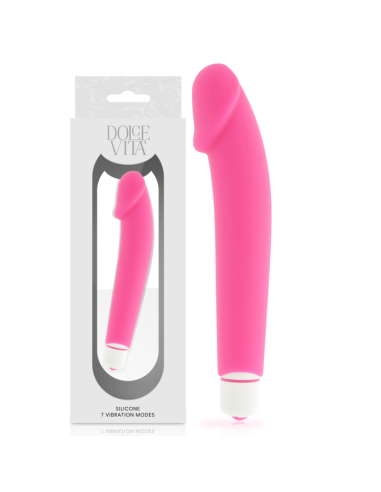 DOLCE VITA - REALISTIC VIBRADOR SILICONA ROSA