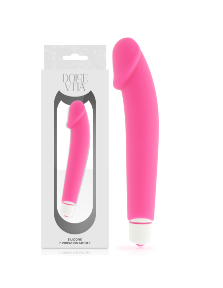 DOLCE VITA - REALISTIC VIBRADOR SILICONA ROSA