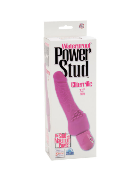 CALEXOTICS - POWER STUD CLITERRIFIC VIBRADOR ROSA