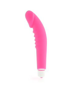 DOLCE VITA - REALISTIC PLEASURE VIBRADOR SILICONA ROSA