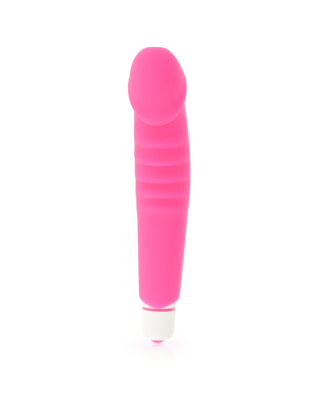 DOLCE VITA - REALISTIC PLEASURE VIBRADOR SILICONA ROSA