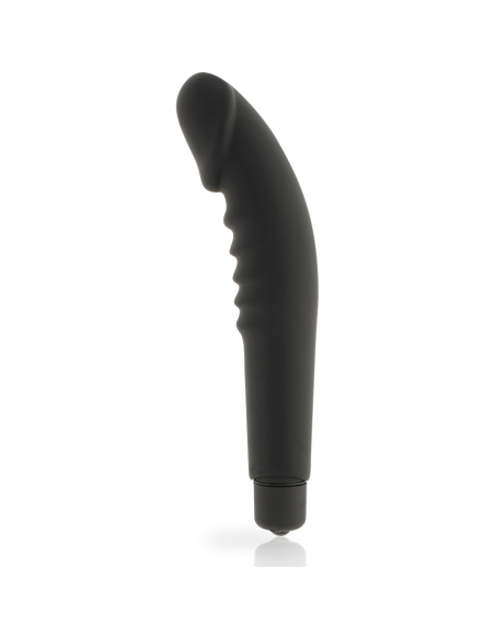 DOLCE VITA - REALISTIC PLEASURE VIBRADOR SILICONA NEGRO