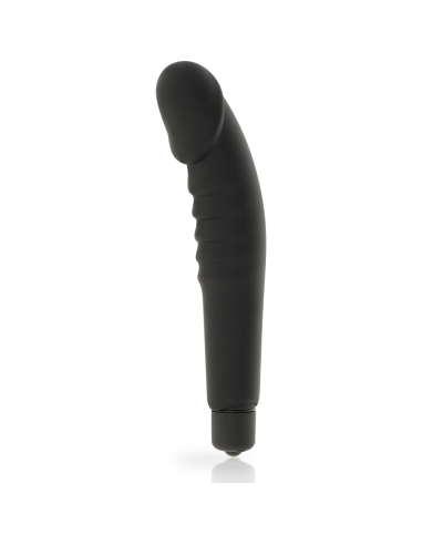 DOLCE VITA - REALISTIC PLEASURE VIBRADOR SILICONA NEGRO