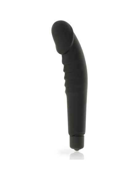 DOLCE VITA - REALISTIC PLEASURE VIBRADOR SILICONA NEGRO