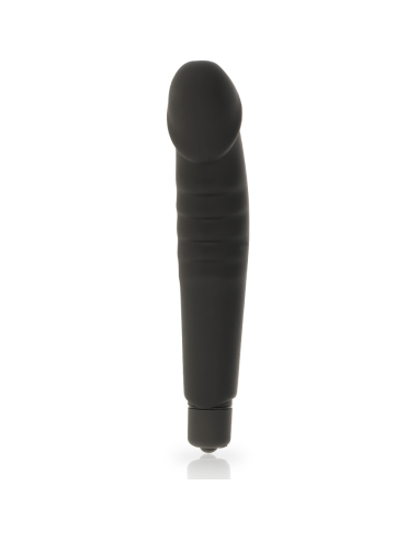 DOLCE VITA - REALISTIC PLEASURE VIBRADOR SILICONA NEGRO