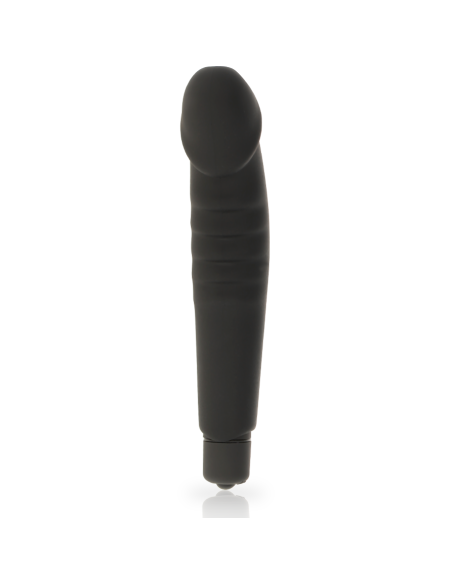 DOLCE VITA - REALISTIC PLEASURE VIBRADOR SILICONA NEGRO