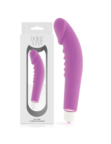 DOLCE VITA - REALISTIC PLEASURE VIBRADOR SILICONA LILA
