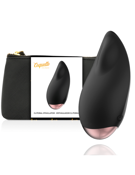 COQUETTE CHIC DESIRE - ESTIMULADOR CLÍTORIS NEGRO - GOLD GOTA