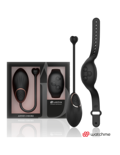 ANNES DESIRE - HUEVO CONTROL REMOTO TECNOLOGÍA WATCHME NEGRO