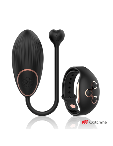 ANNES DESIRE - HUEVO CONTROL REMOTO TECNOLOGÍA WATCHME NEGRO-GOLD