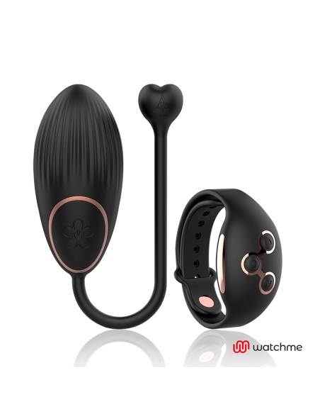 ANNES DESIRE - HUEVO CONTROL REMOTO TECNOLOGÍA WATCHME NEGRO-GOLD