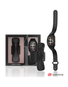 ANNES DESIRE - PANTY PLEASURE TECNOLOGÍA WATCHME NEGRO-GOLD