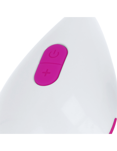 OHMAMA - HUEVO VIBRADOR 10 MODOS LILA Y BLANCO