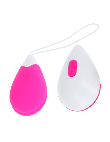 OHMAMA - HUEVO VIBRADOR 10 MODOS ROSA Y BLANCO