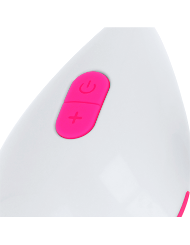 OHMAMA - HUEVO VIBRADOR 10 MODOS ROSA Y BLANCO