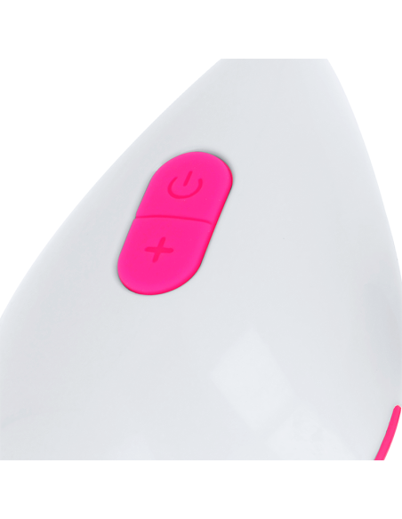 OHMAMA - HUEVO VIBRADOR 10 MODOS ROSA Y BLANCO