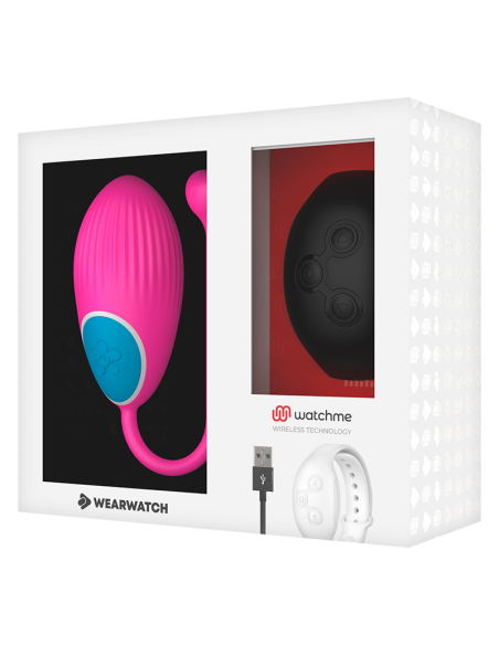 WEARWATCH - HUEVO CONTROL REMOTO TECHNOLOGY WATCHME FUCSIA - AZABACHE