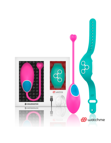WEARWATCH - HUEVO CONTROL REMOTO TECHNOLOGY WATCHME FUCSIA - AGUA MARINA