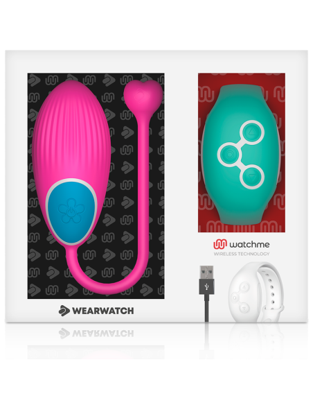 WEARWATCH - HUEVO CONTROL REMOTO TECHNOLOGY WATCHME FUCSIA - AGUA MARINA