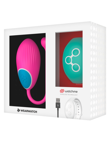WEARWATCH - HUEVO CONTROL REMOTO TECHNOLOGY WATCHME FUCSIA - AGUA MARINA
