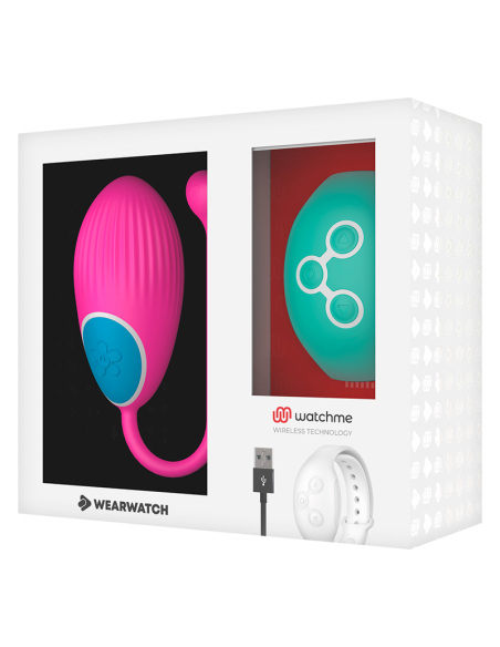 WEARWATCH - HUEVO CONTROL REMOTO TECHNOLOGY WATCHME FUCSIA - AGUA MARINA