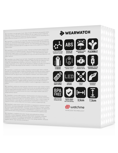 WEARWATCH - HUEVO CONTROL REMOTO TECHNOLOGY WATCHME AGUA MARINA - AZABACHE