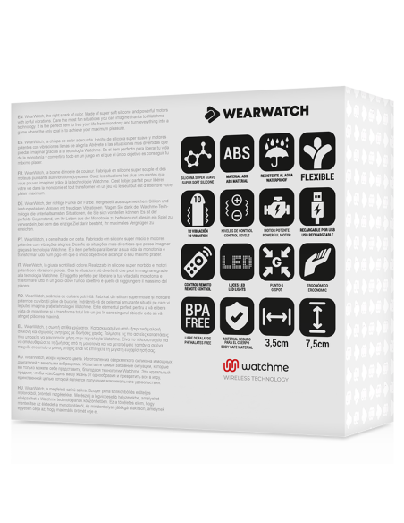 WEARWATCH - HUEVO CONTROL REMOTO TECHNOLOGY WATCHME AGUA MARINA - AZABACHE