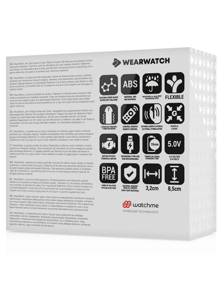 WEARWATCH - VIBRADOR DUAL TECHNOLOGY WATCHME AÑIL -AGUA MARINA