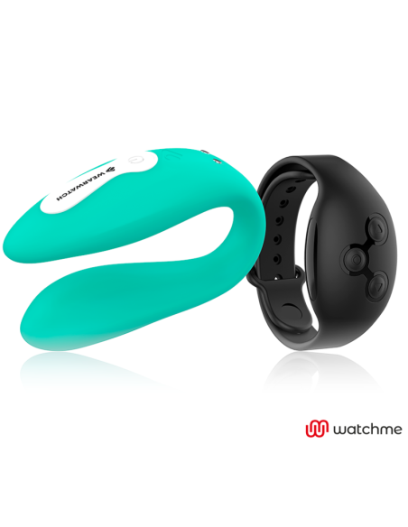 WEARWATCH - VIBRADOR DUAL TECHNOLOGY WATCHME AGUAMARINA - AZABACHE