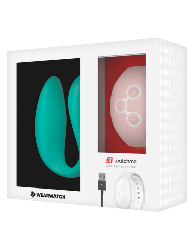 WEARWATCH - VIBRADOR DUAL TECHNOLOGY WATCHME AGUA MARINA - ROSA