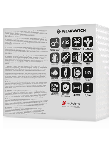 WEARWATCH - VIBRADOR DUAL TECHNOLOGY WATCHME AGUA MARINA - ROSA