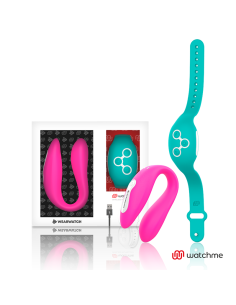 WEARWATCH - VIBRADOR DUAL TECHNOLOGY WATCHME FUCSIA - AGUA MARINA
