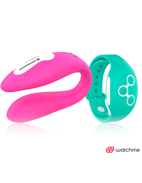 WEARWATCH - VIBRADOR DUAL TECHNOLOGY WATCHME FUCSIA - AGUA MARINA