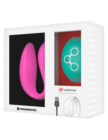 WEARWATCH - VIBRADOR DUAL TECHNOLOGY WATCHME FUCSIA - AGUA MARINA
